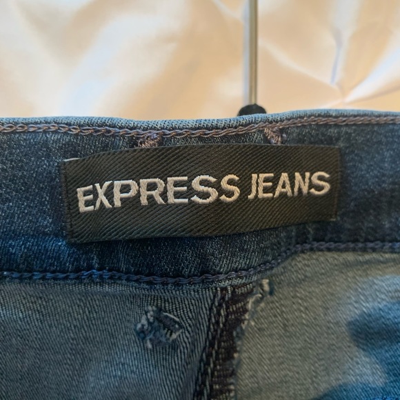 Express Bell Flare Mid Rise Jeans - Picture 8 of 10